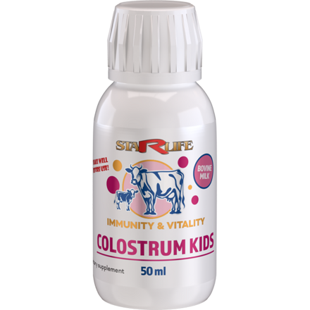 COLOSTRUM KIDS  -  podpora zdravého vývoja a rovnováhy detského organizmu, Starlife  50 ml